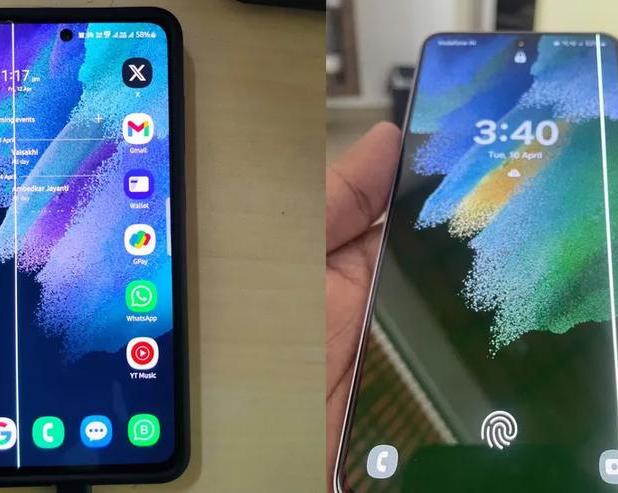 У Samsung снова проблемы с обновлениями: One UI 6.0 винят в появлении зеленых полос на экранах Galaxy S21